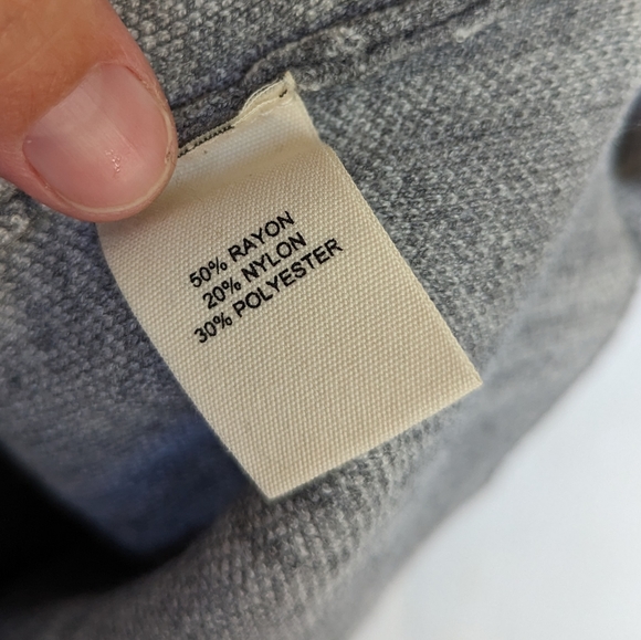 MARLED gray plaid cardigan sweater vest - Picture 5 of 10